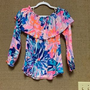 Lilly Pulitzer Off Shoulder Top